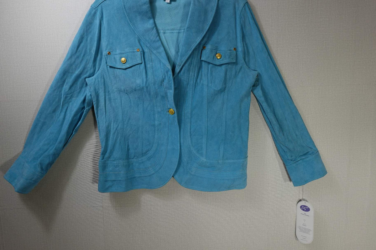 DG2 by Diane Gilman, New Vintage Jacket, L, pig suede