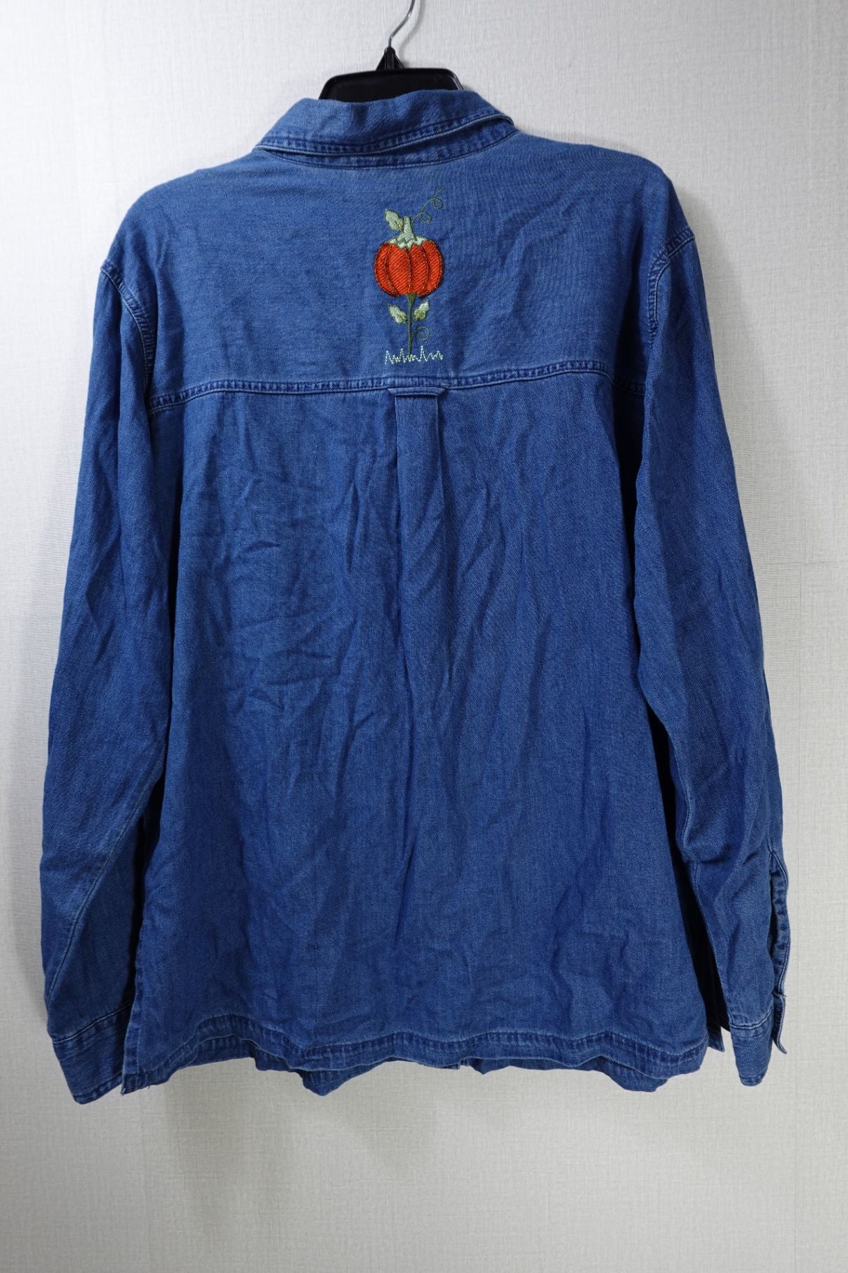 The Quacker Factory, Long Sleeves Top, L, Cotton