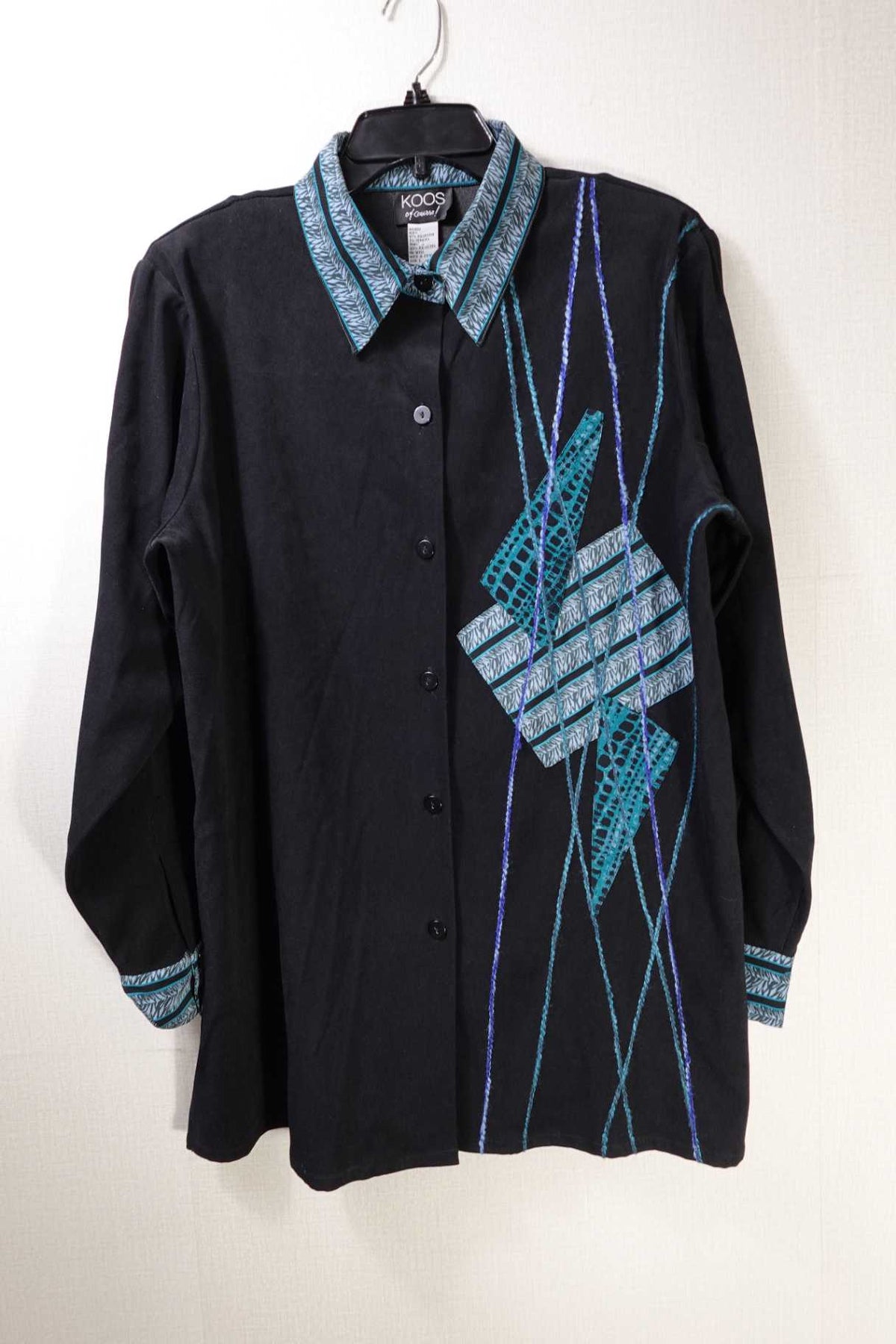 KOOS of course!, New Vintage Long Sleeve Top, L, Polyester, spandex