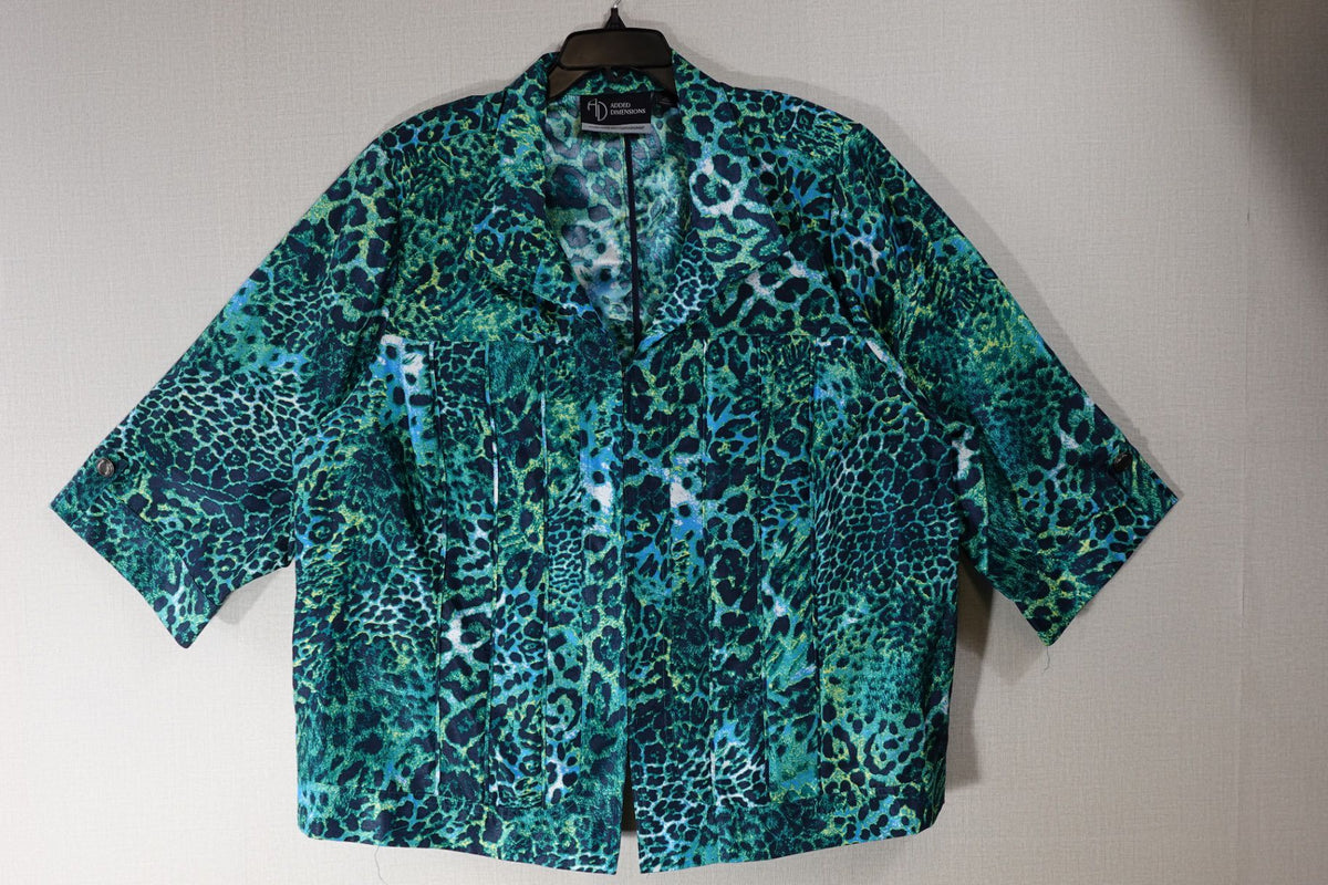 Added Dimensions, Light Jacket, 2X, Polyester