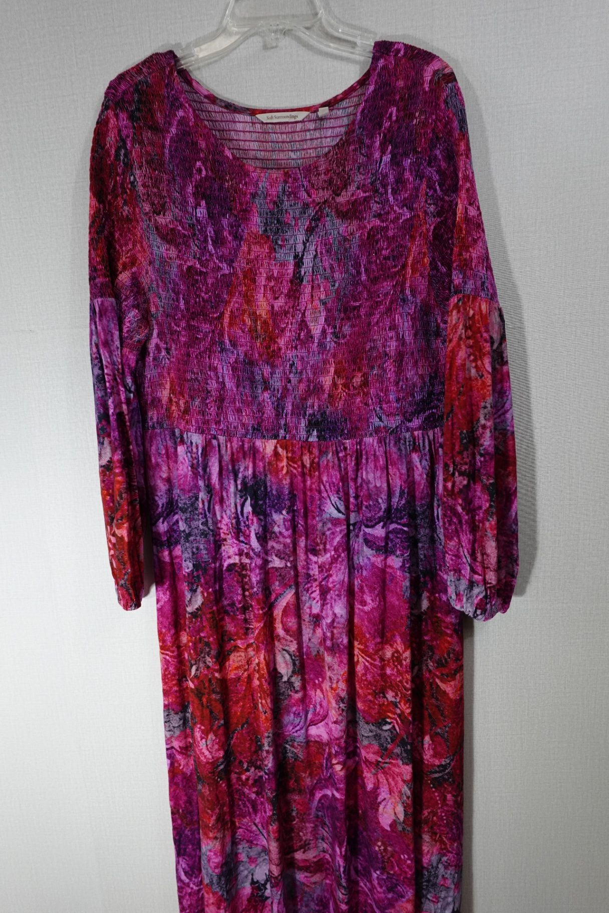 Soft Surroundings, Dress, 3X, Velvet