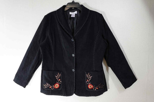 Susan Graver, Jacket, L, Polyester Blend