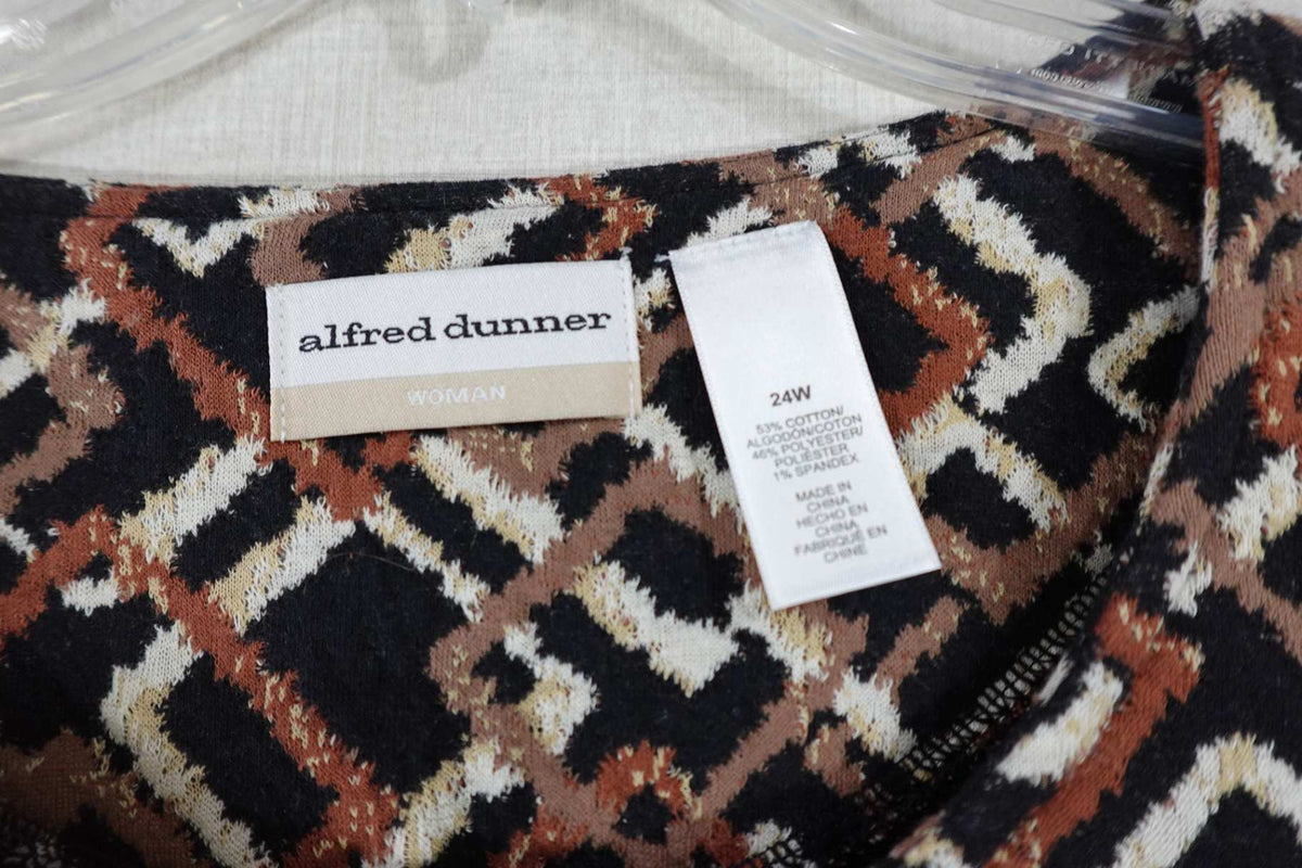 Alfred Dunner, Cardigan, 24W, cotton blend