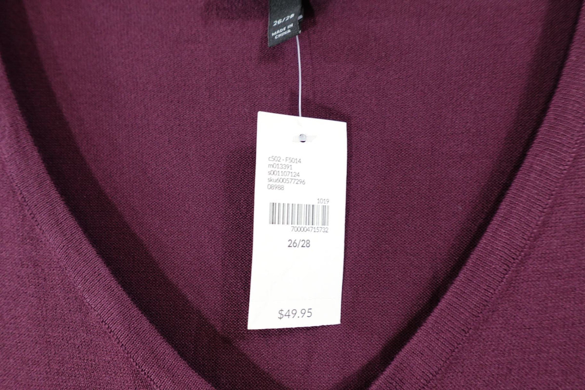 Lane Bryant, New Long Sleeves Top, 26/28, rayon, nylon blend