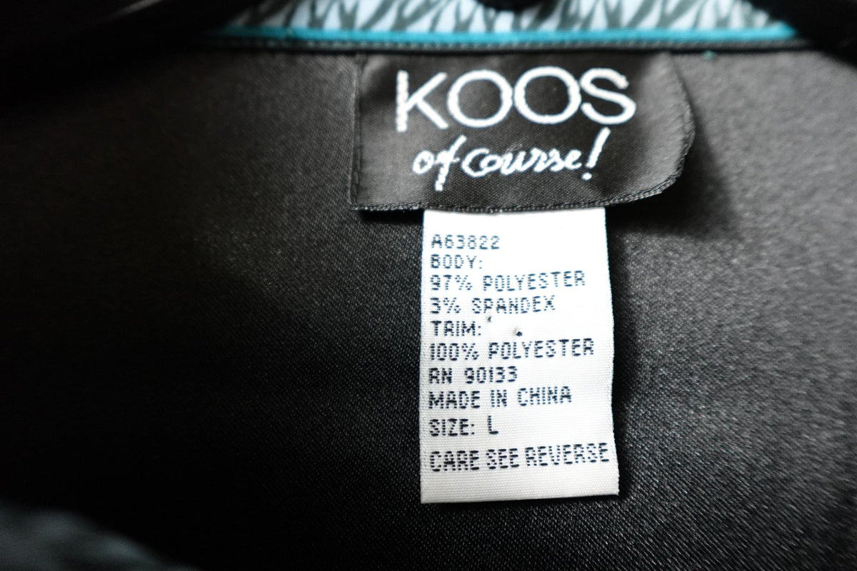 KOOS of course!, New Vintage Long Sleeve Top, L, Polyester, spandex