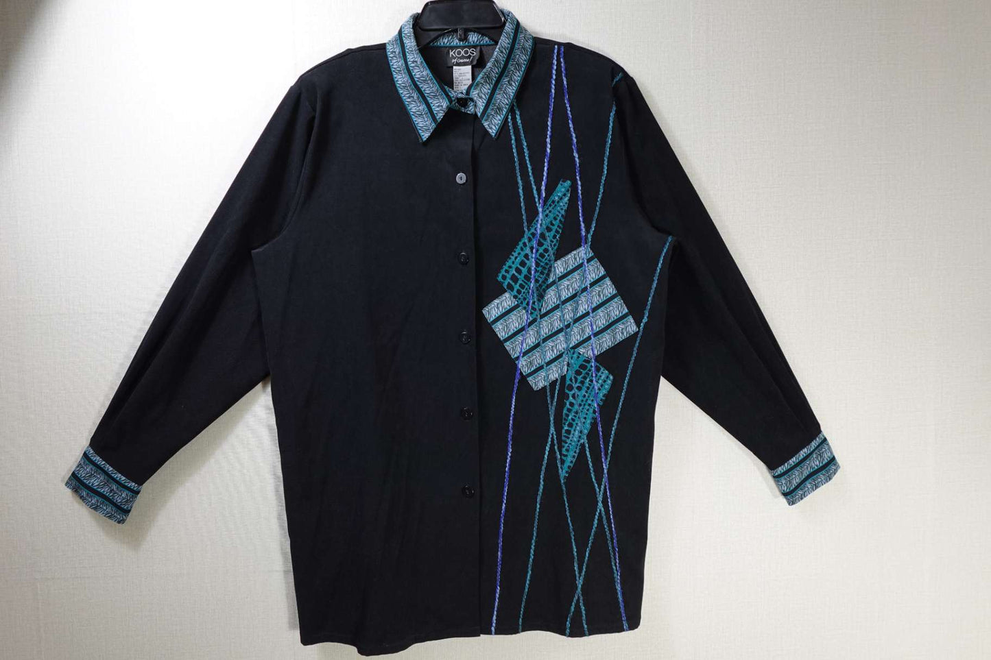 KOOS of course!, New Vintage Long Sleeve Top, L, Polyester, spandex