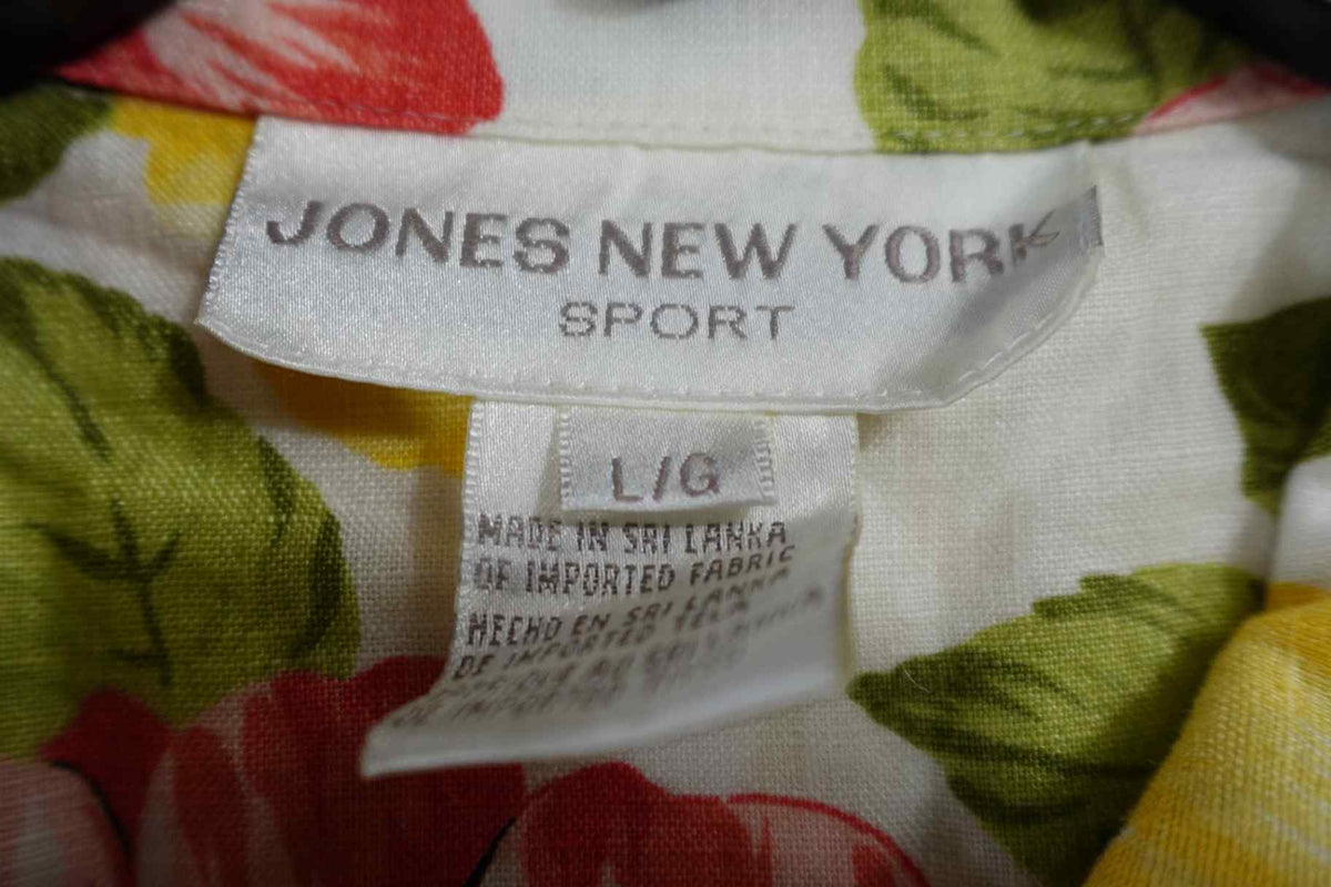 Jones New York Sport, Vintage 3/4 Sleeve Top, L,