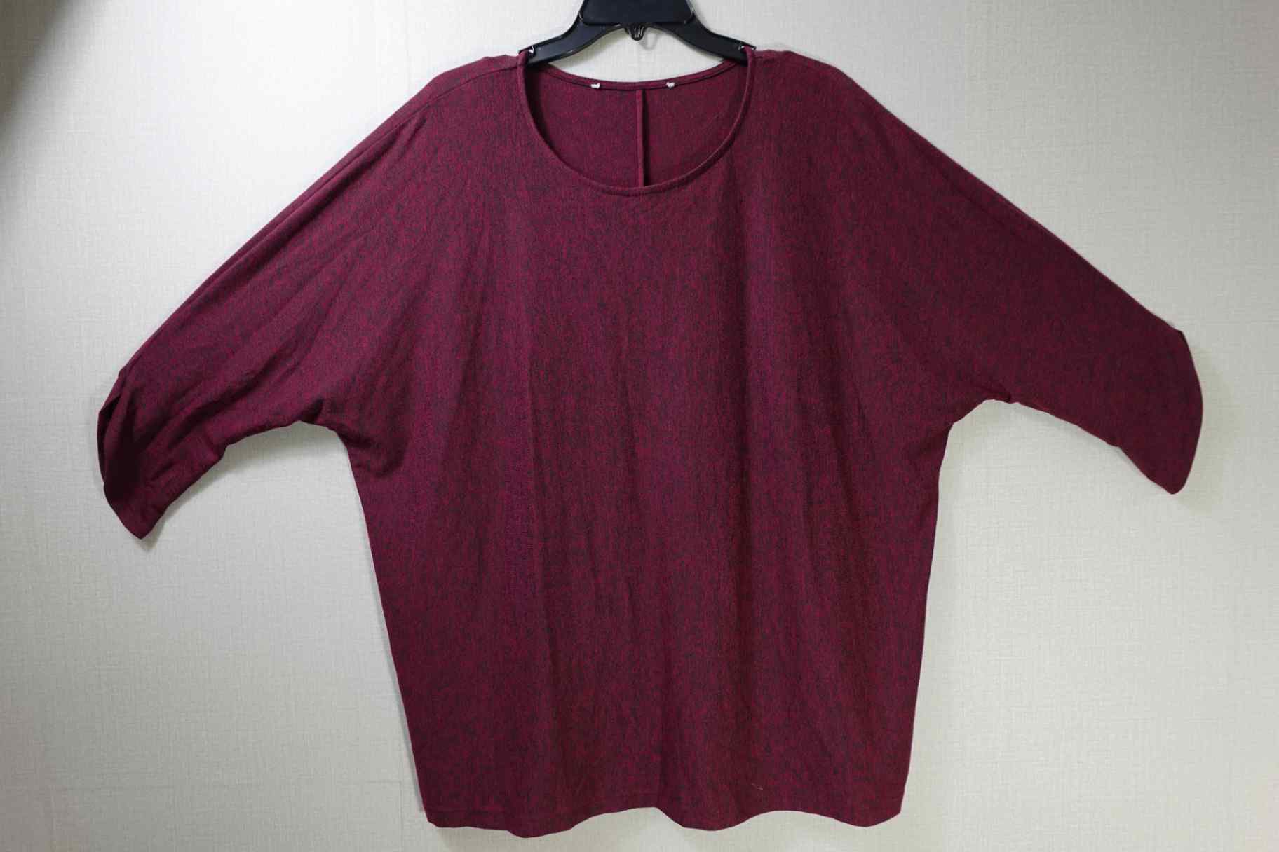 (No Label) , 3/4 SLEEVE TOP, 2X/3X, Knit