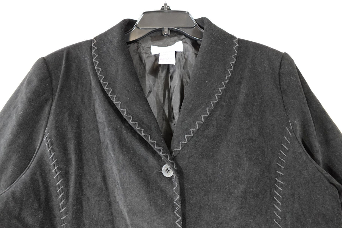 Susan Graver, Jacket, L, Polyester Blend