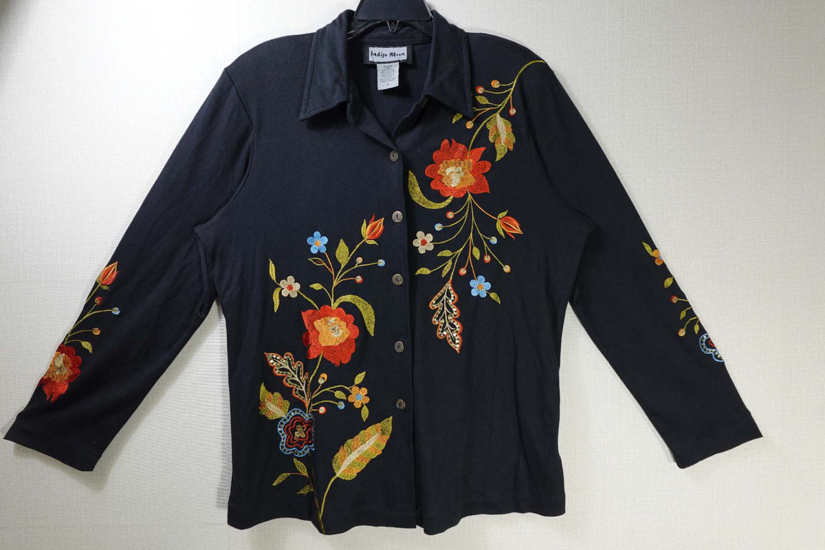 Indigo Moon, Cardigan, L, cotton/polyester