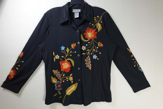 Indigo Moon, Cardigan, L, cotton/polyester