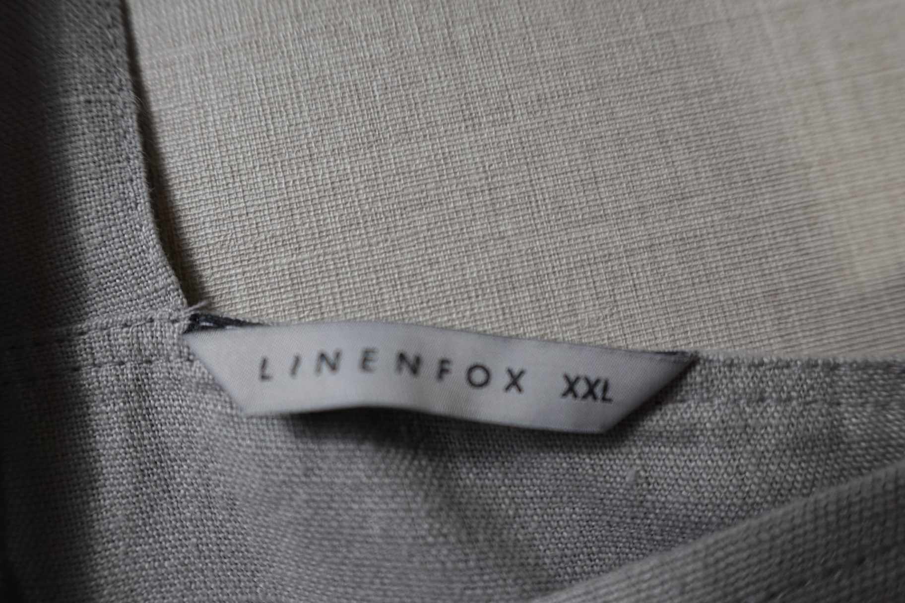 Linenfox, Dress, 2X, Linen