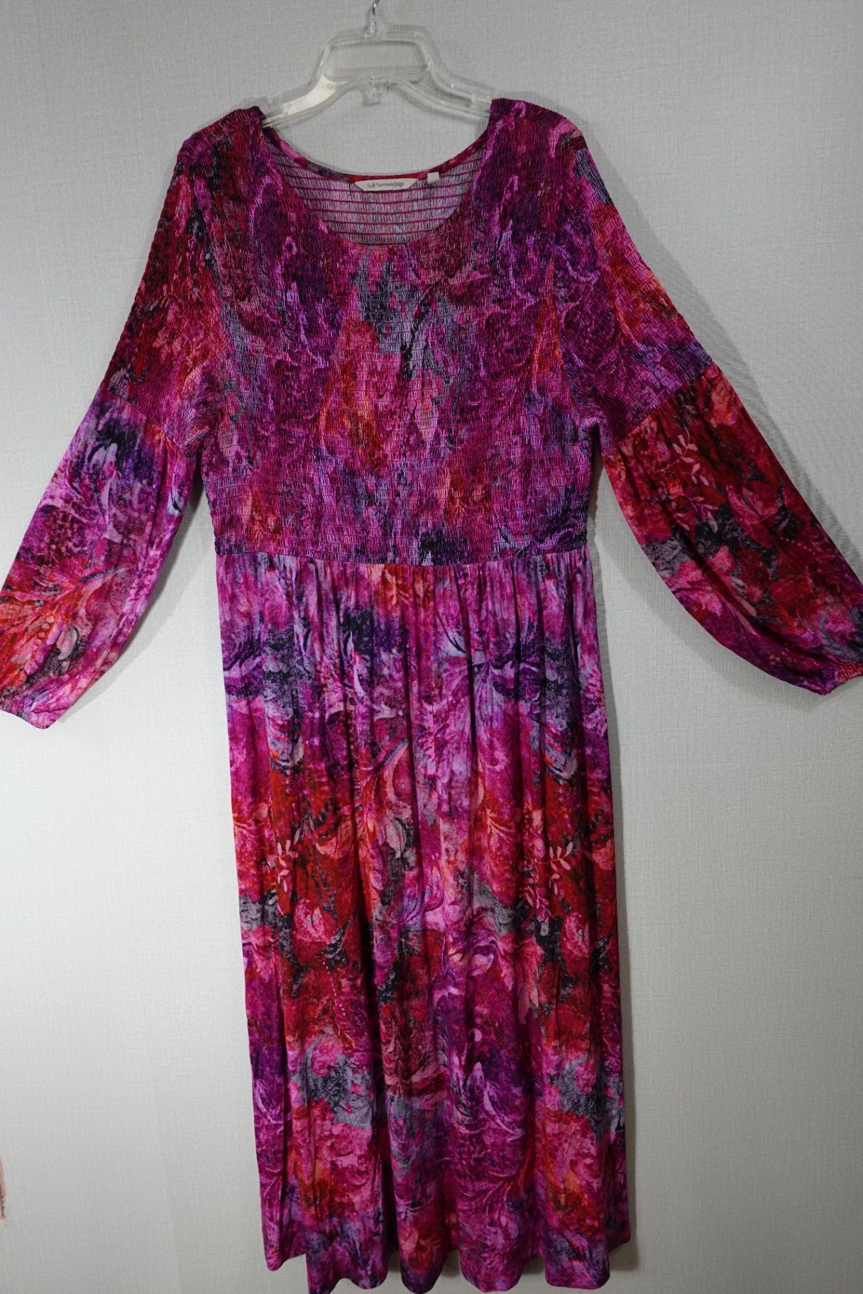 Soft Surroundings, Dress, 3X, Velvet