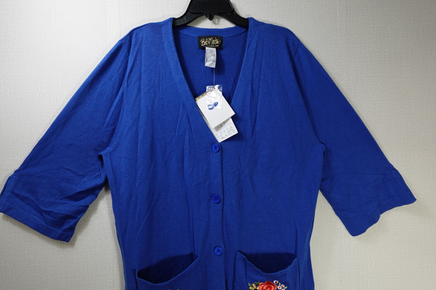 Bob Mackie, New Cardigan, L,