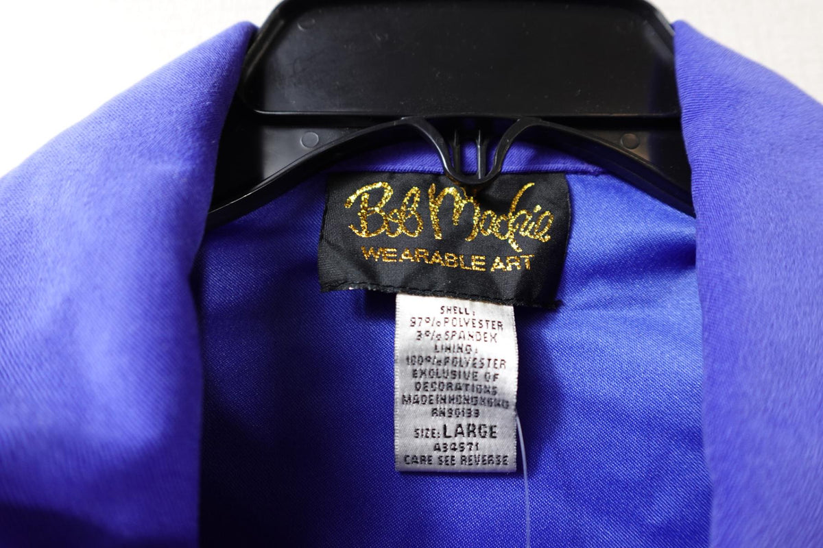 Bob Makie, Bob Mackie Wearable Art, New Vintage Light Jacket, Large, Polyester