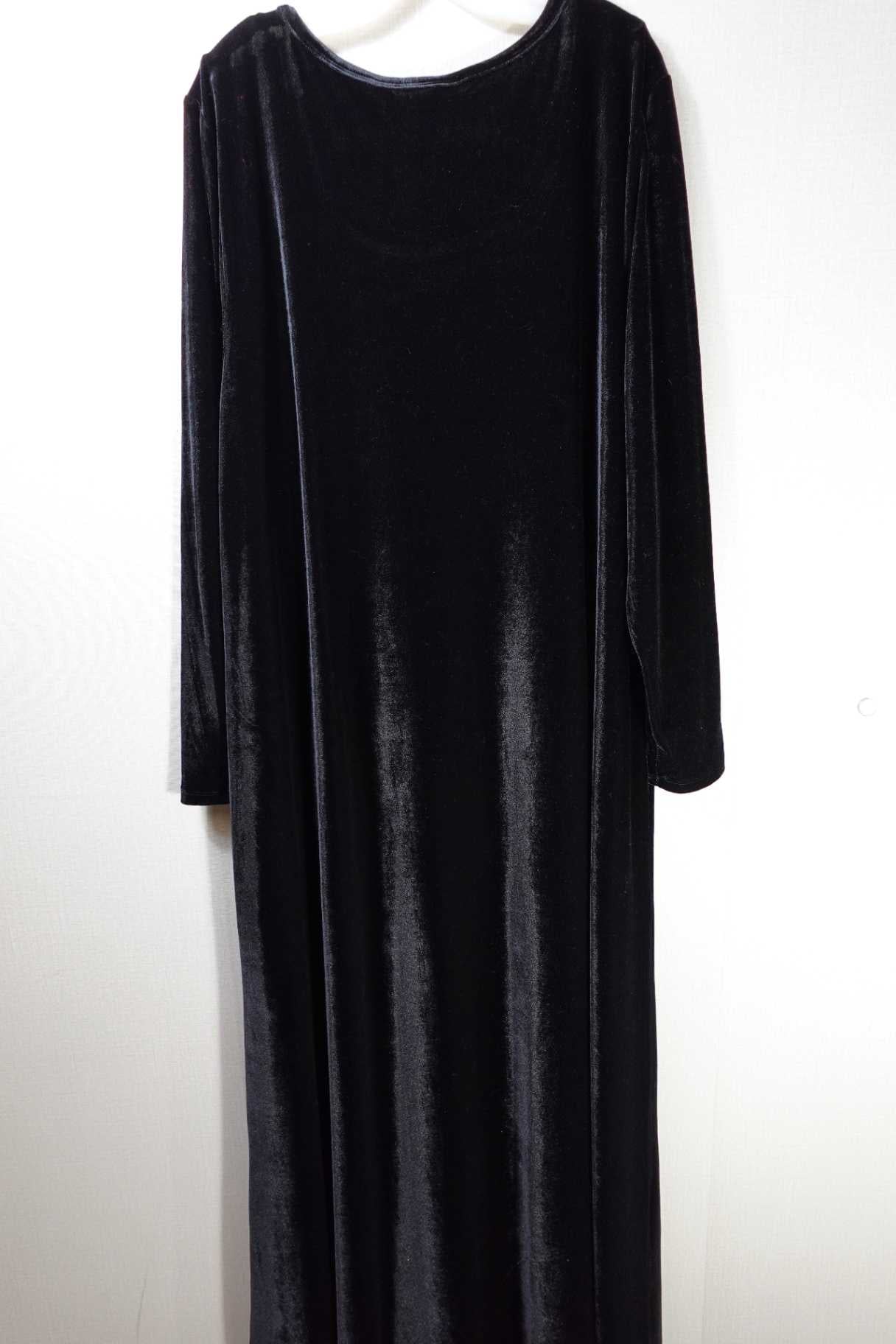 Soft Surroundings, New Event Dress, 3X, velvet