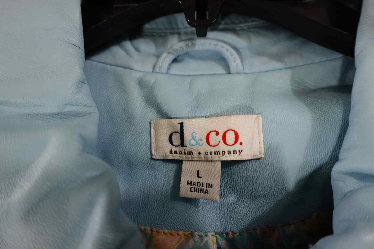D&CO, Light Jacket, L, Leather