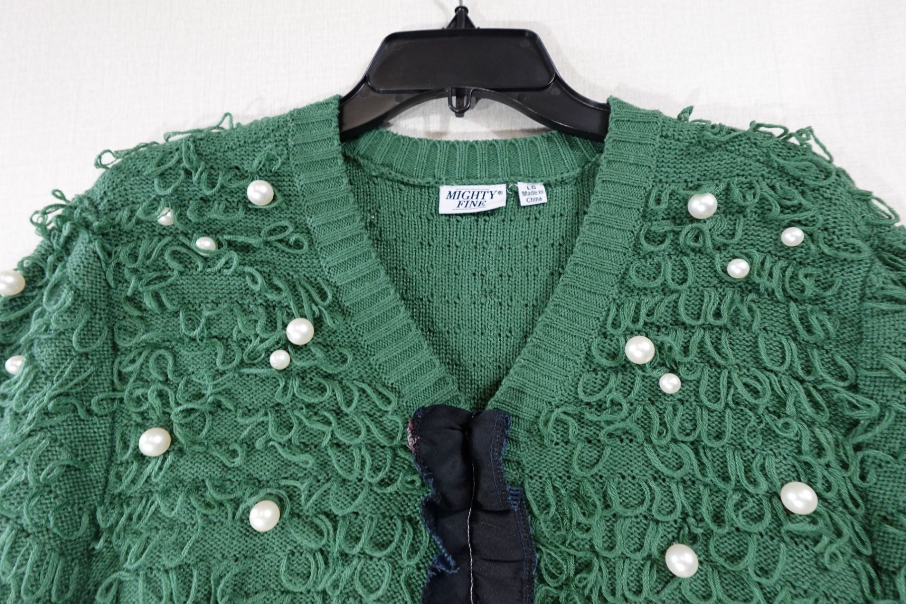 Mighty Fine Upcycled Top, Long Sleeves Top, L, fabric blend