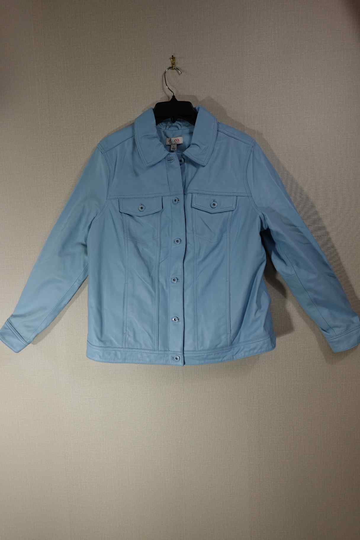 D&CO, Light Jacket, L, Leather