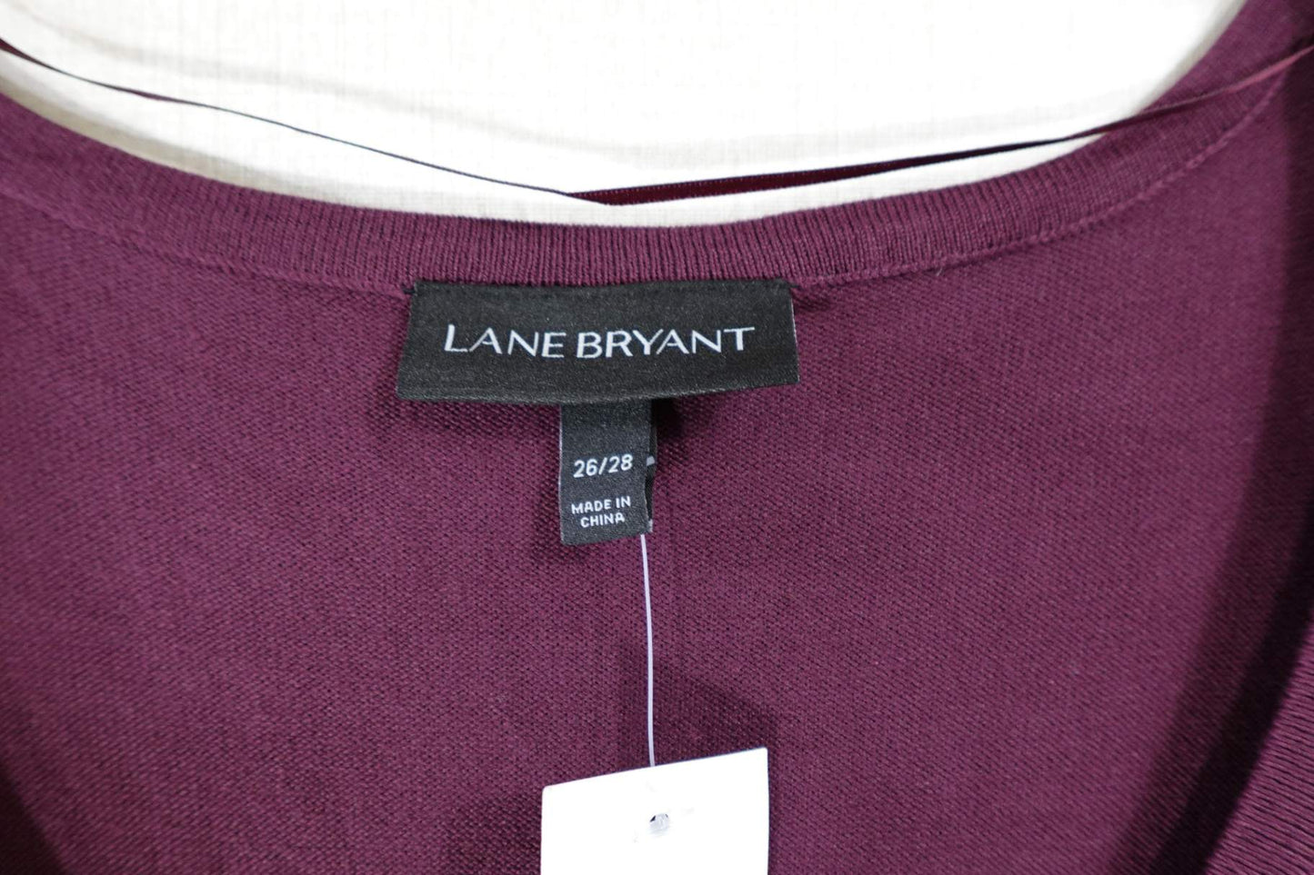 Lane Bryant, New Long Sleeves Top, 26/28, rayon, nylon blend