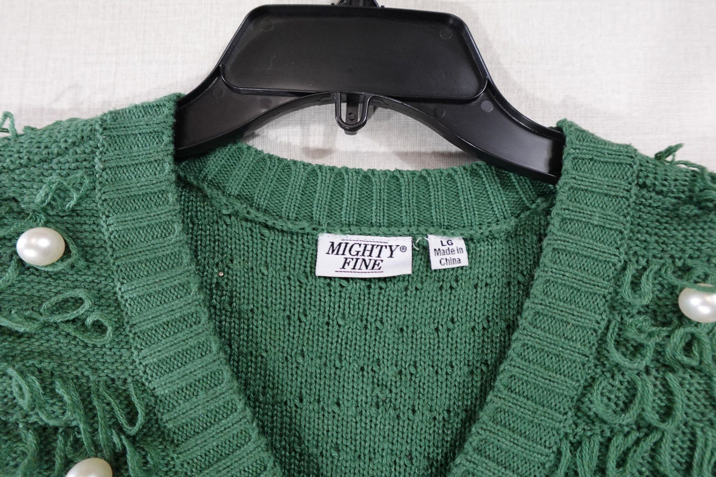 Mighty Fine Upcycled Top, Long Sleeves Top, L, fabric blend