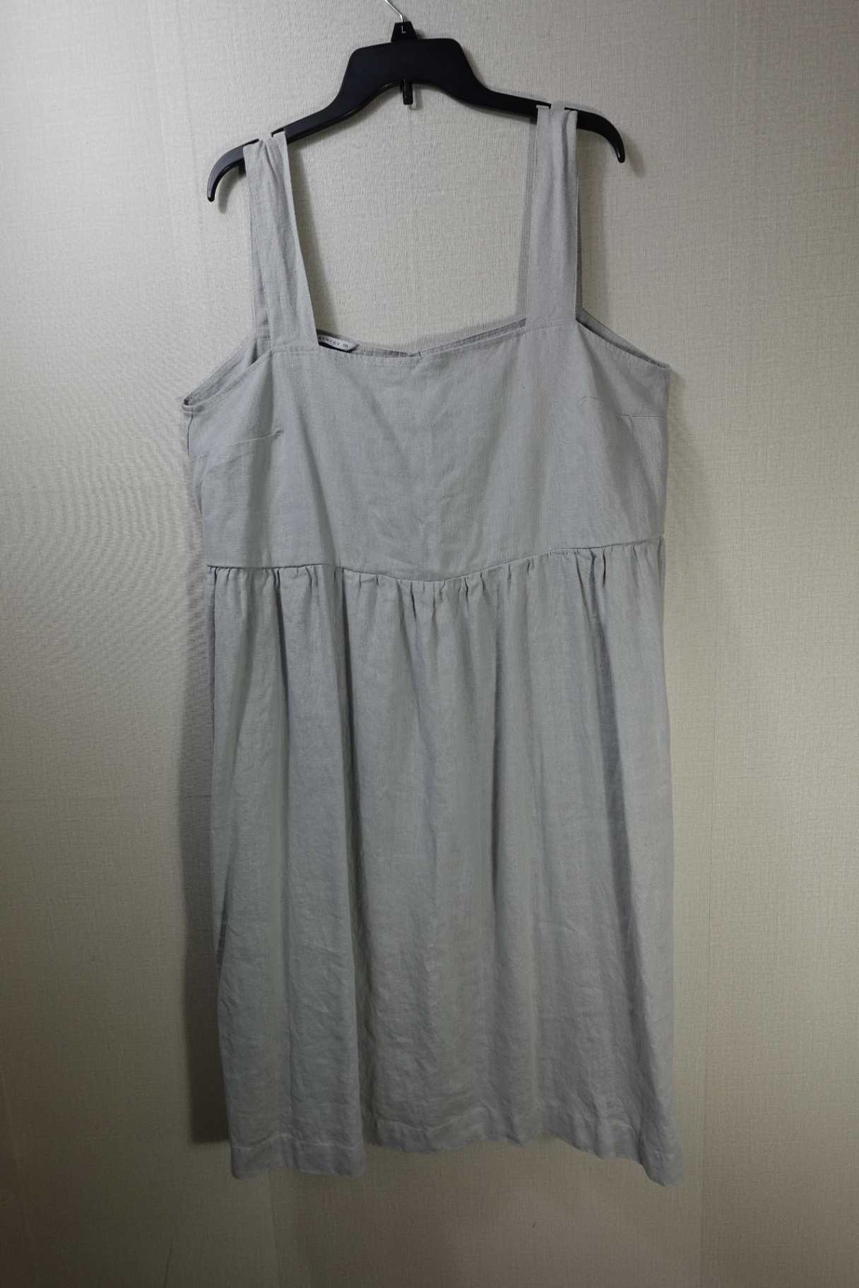 Linenfox, Dress, 2X, Linen