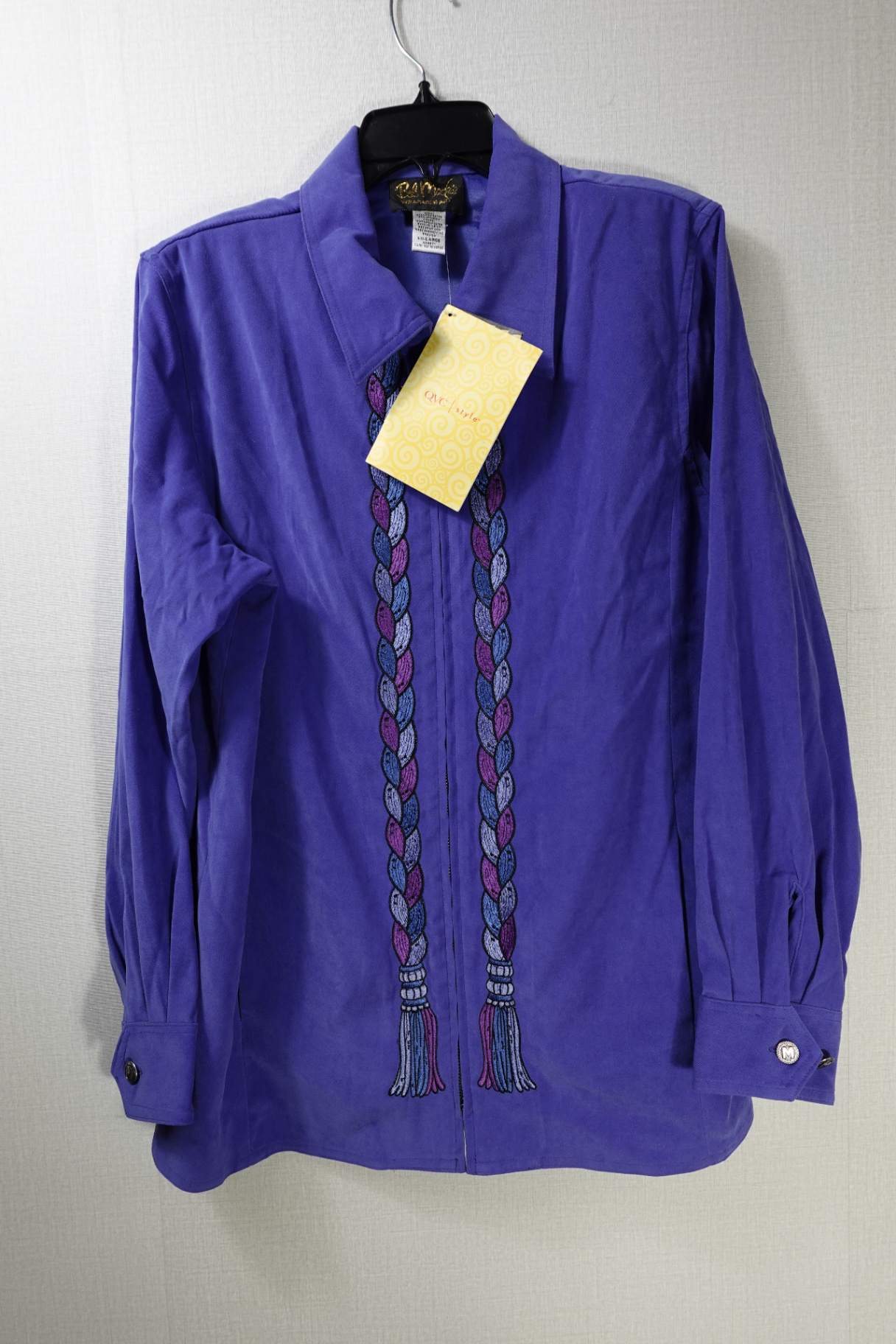 Bob Makie, Bob Mackie Wearable Art, New Vintage Light Jacket, Large, Polyester