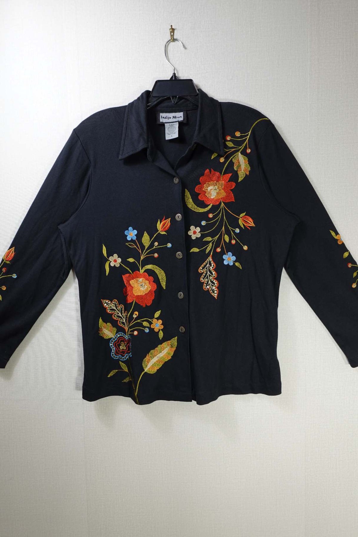 Indigo Moon, Cardigan, L, cotton/polyester