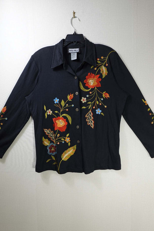 Indigo Moon, Cardigan, L, cotton/polyester