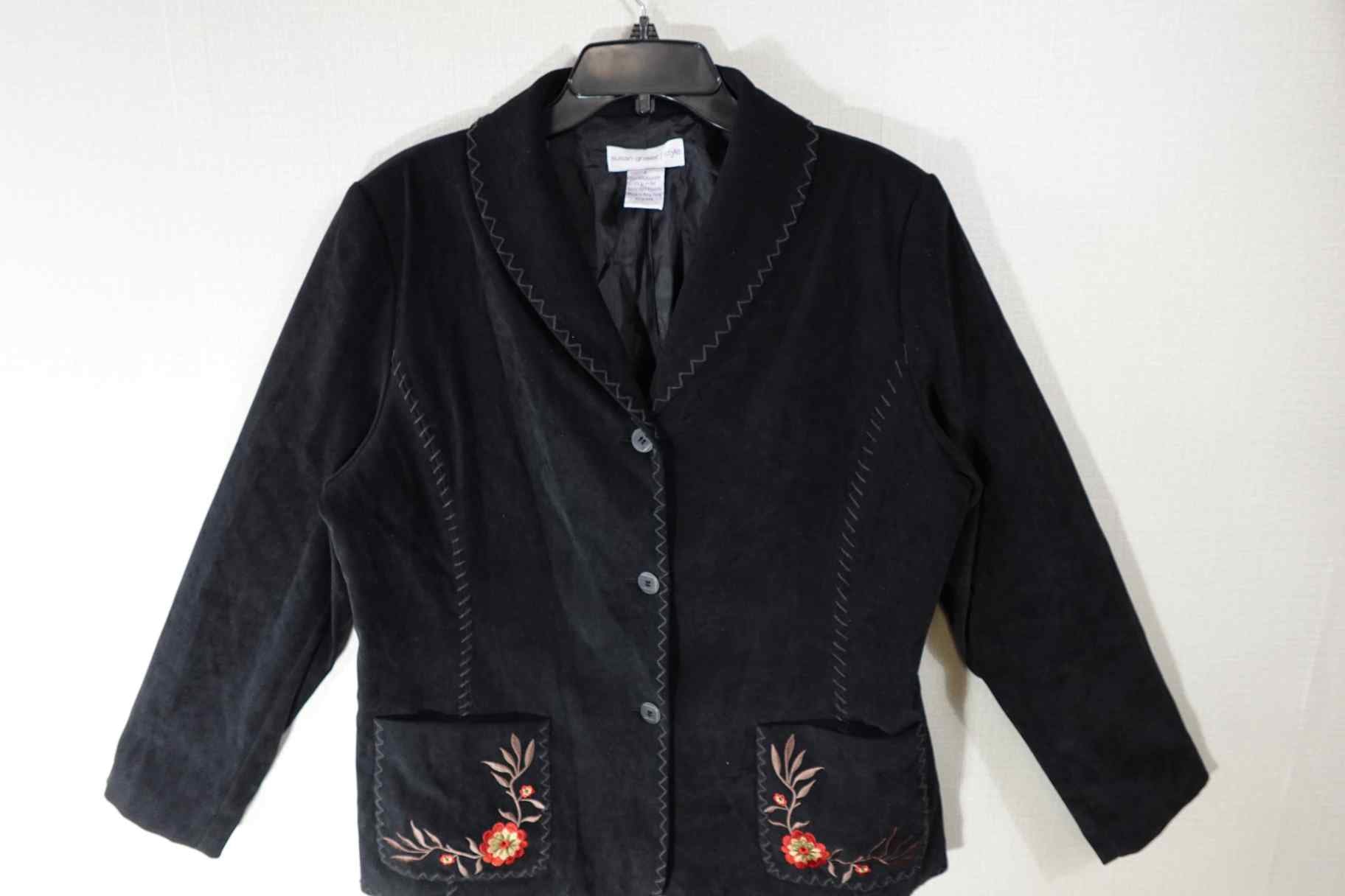 Susan Graver, Jacket, L, Polyester Blend
