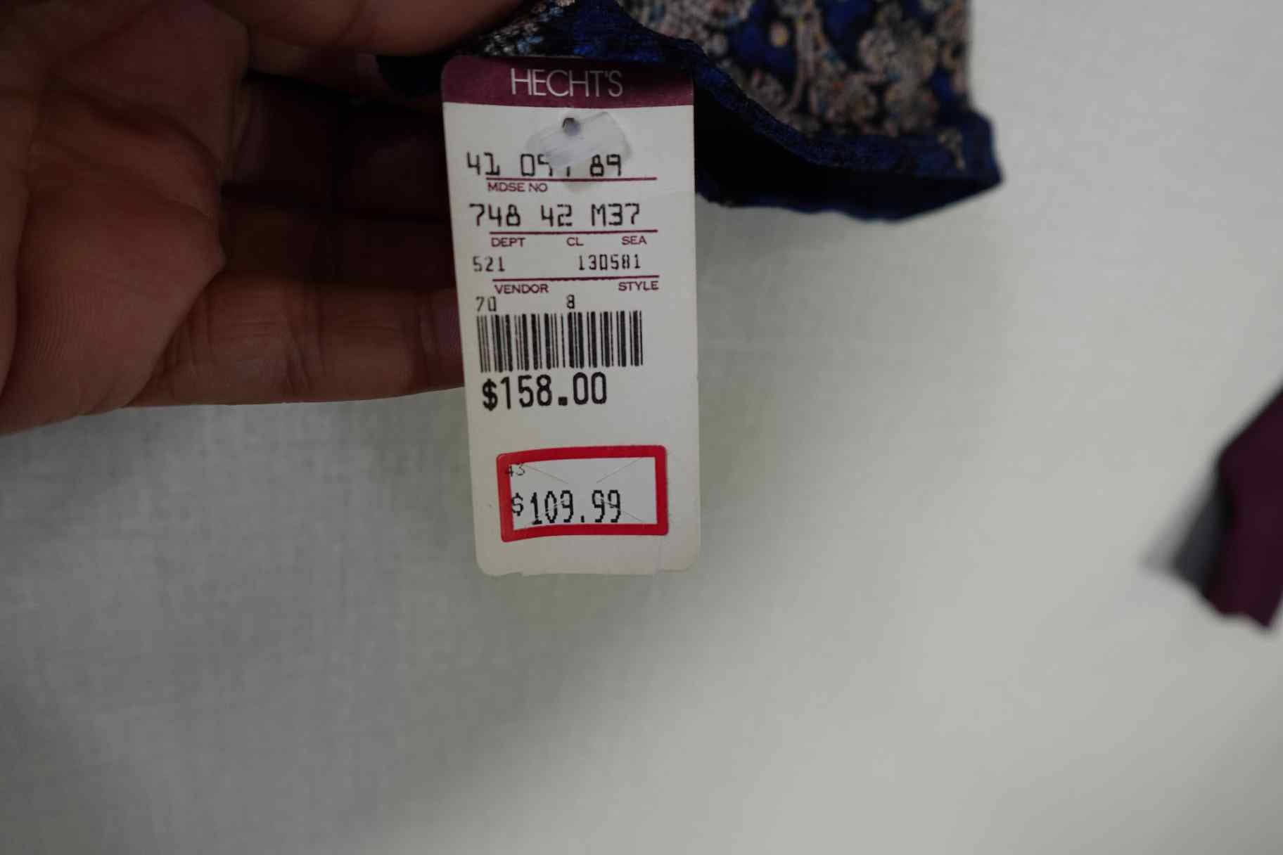 Carol Little, Vintage New Long Sleeve Top, 14, rayon, cotton, viscose