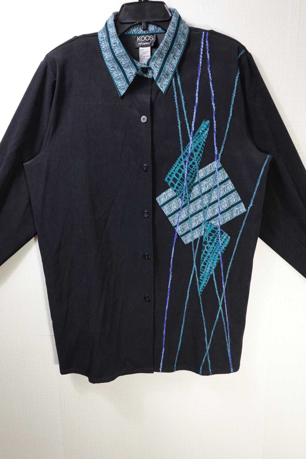 KOOS of course!, New Vintage Long Sleeve Top, L, Polyester, spandex