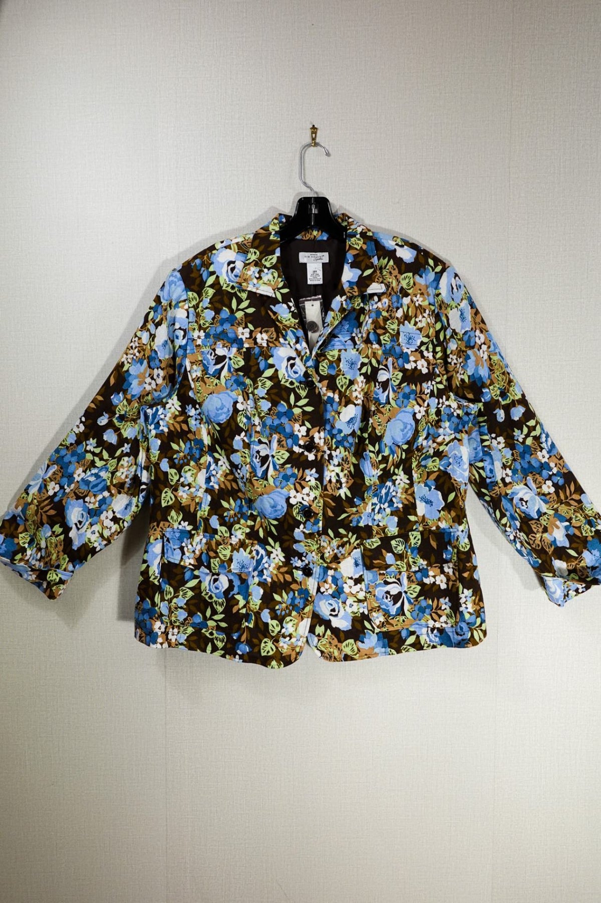 Kim Rogers, Blazer, 18W, Linen/Cotton