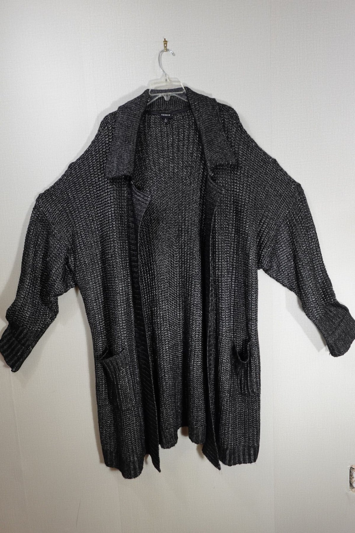 Torrid, Long Line Cardigan, 5X, acrylic, polyester