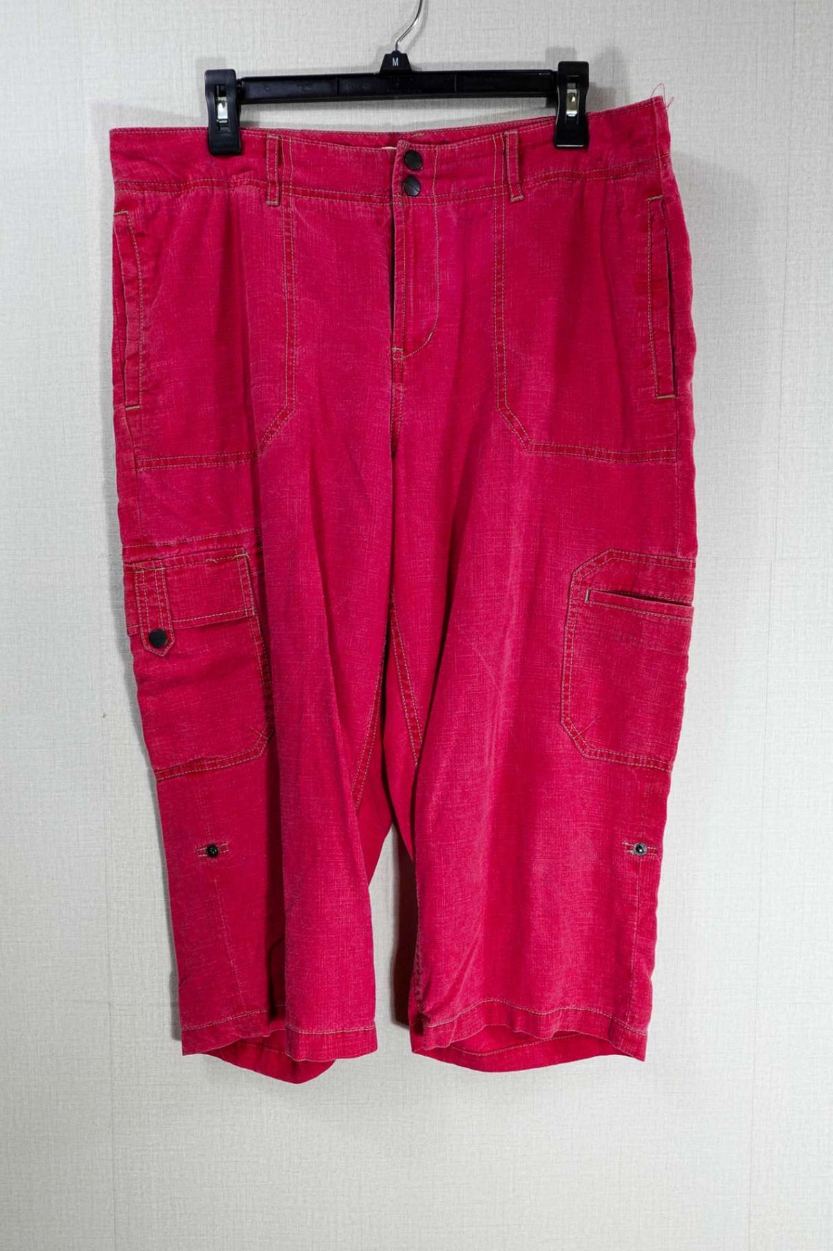 Coldwater Creek, Cropped Pants, 16P, Linen blend