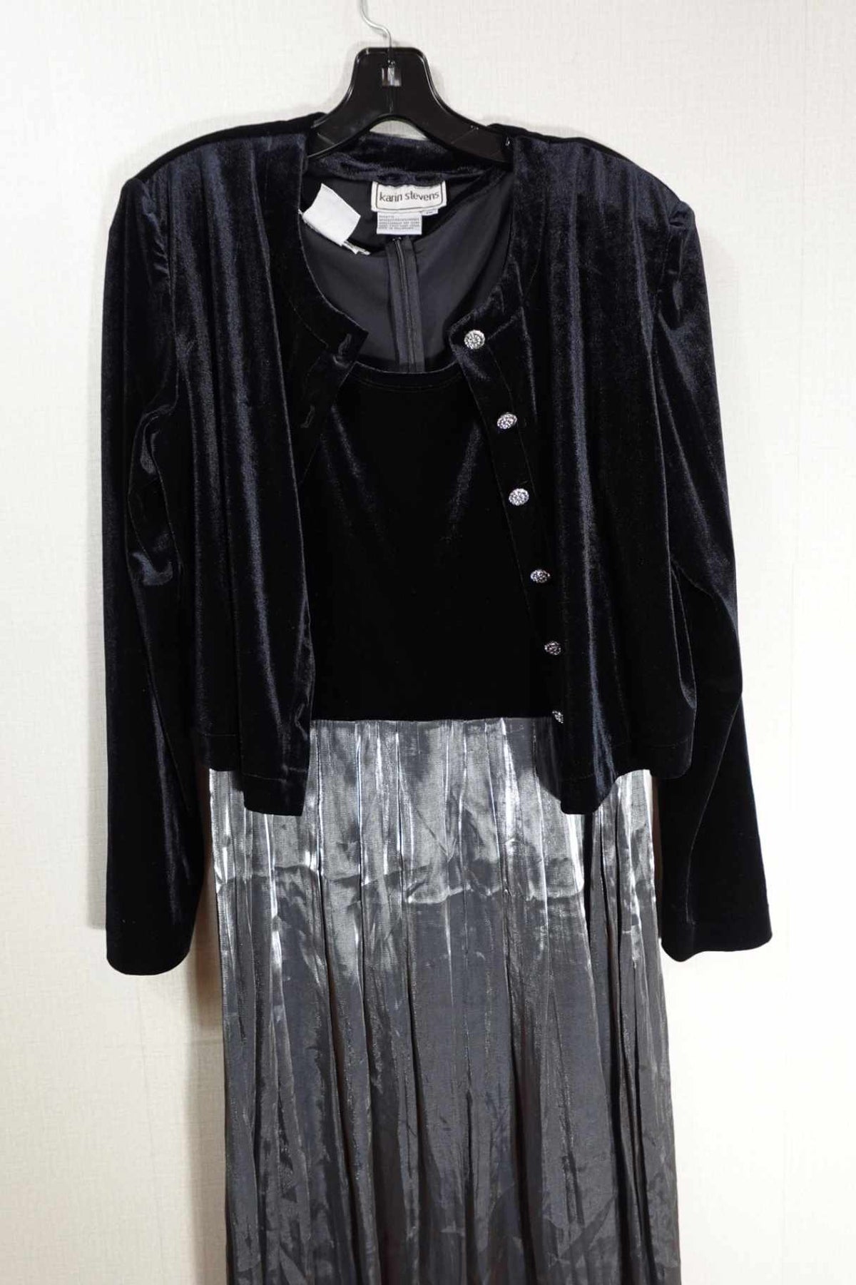 Karin Stevens, Event Dress, 14, polyester, spandex (velvet)