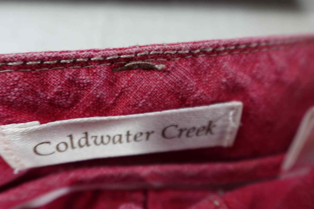 Coldwater Creek, Cropped Pants, 16P, Linen blend