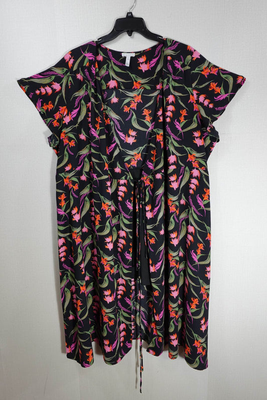 Leith, Wrap Dress, 3X, Polyester