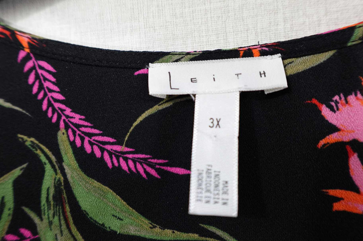 Leith, Wrap Dress, 3X, Polyester