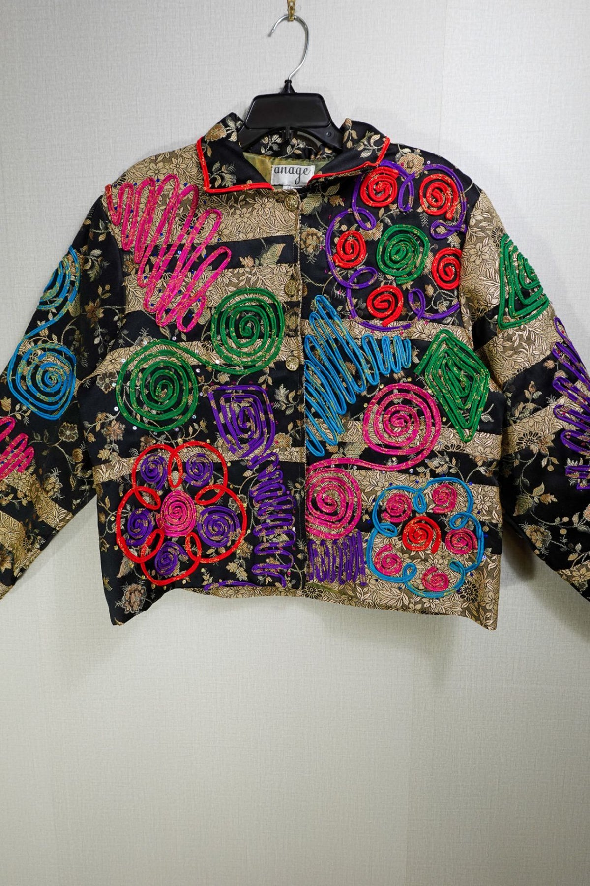 Anage, Vintage Light Jacket, XL, Cotton, rayon