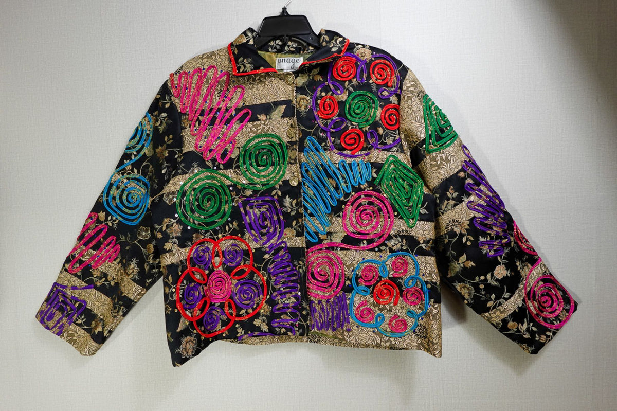 Anage, Vintage Light Jacket, XL, Cotton, rayon