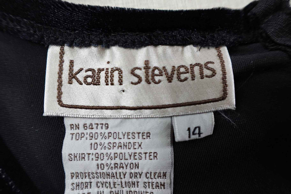 Karin Stevens, Event Dress, 14, polyester, spandex (velvet)