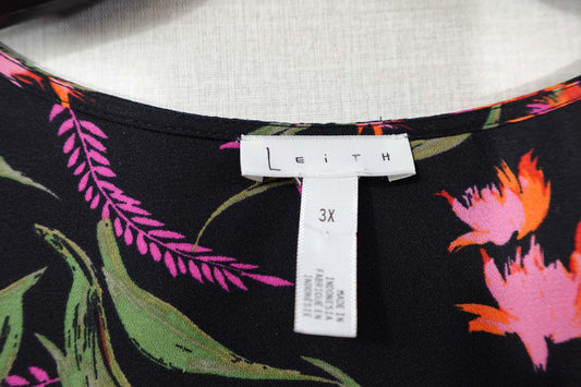 Leith, Wrap Dress, 3X, Polyester