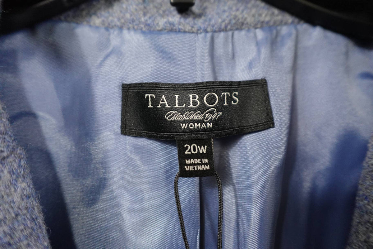 Talbots, Jacket, 20W, wool w/ polyester lining