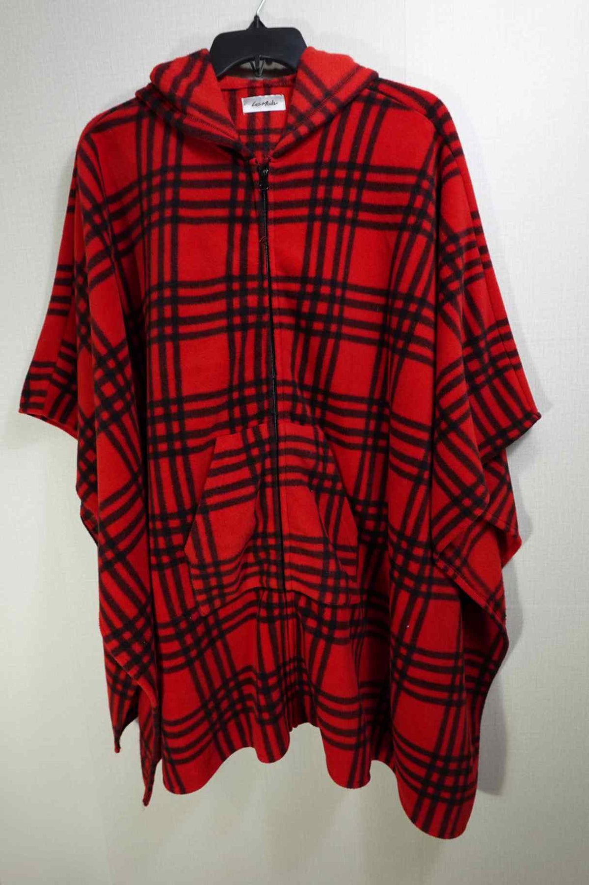 Le Moda, Poncho w/ pockets, XL/2X (FREESIZE), polyester fleece