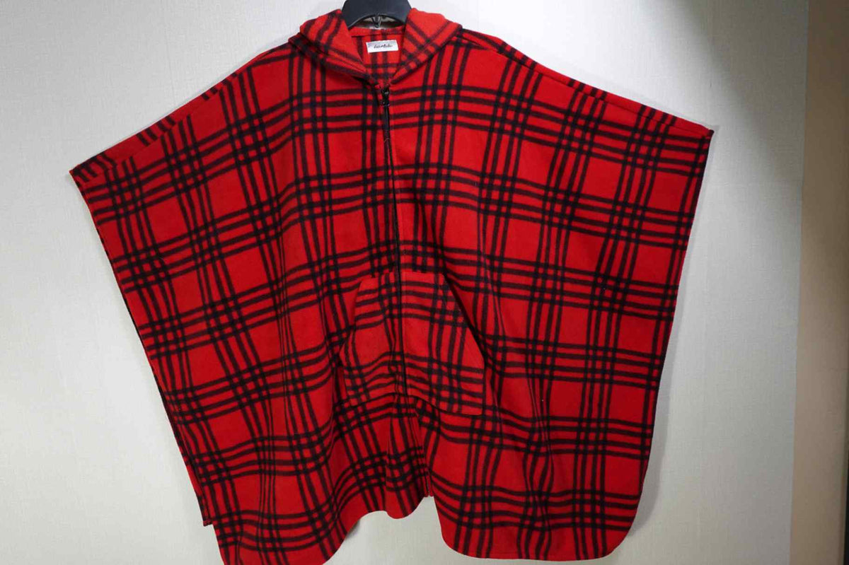 Le Moda, Poncho w/ pockets, XL/2X (FREESIZE), polyester fleece