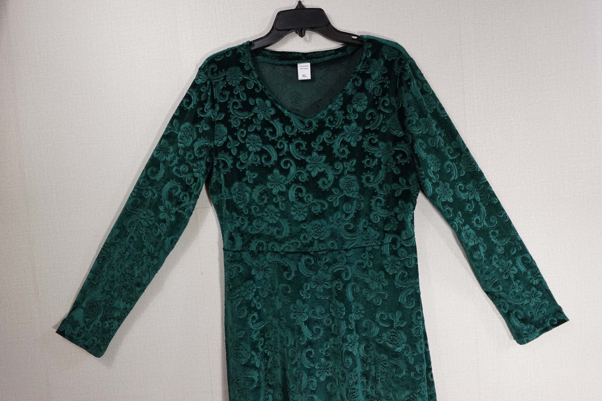 (No Label), Event- Dress, XL, polyester velvet
