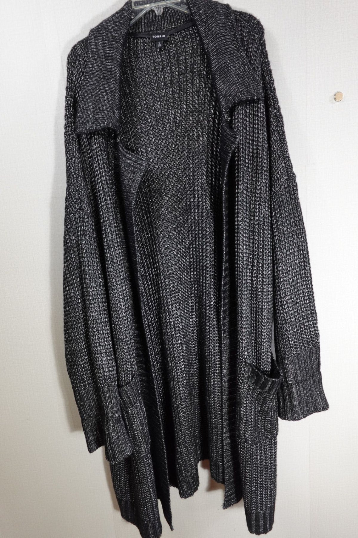 Torrid, Long Line Cardigan, 5X, acrylic, polyester