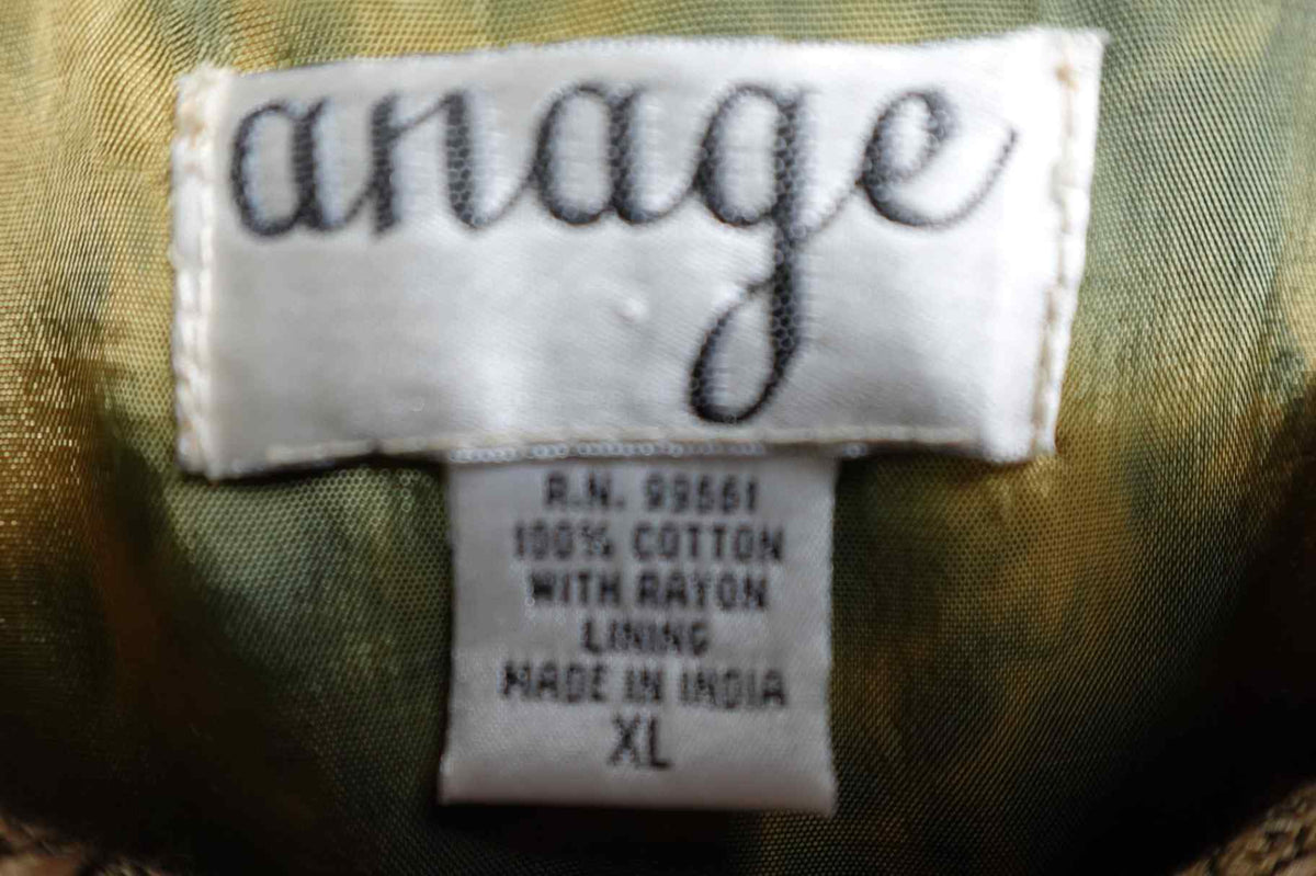 Anage, Vintage Light Jacket, XL, Cotton, rayon