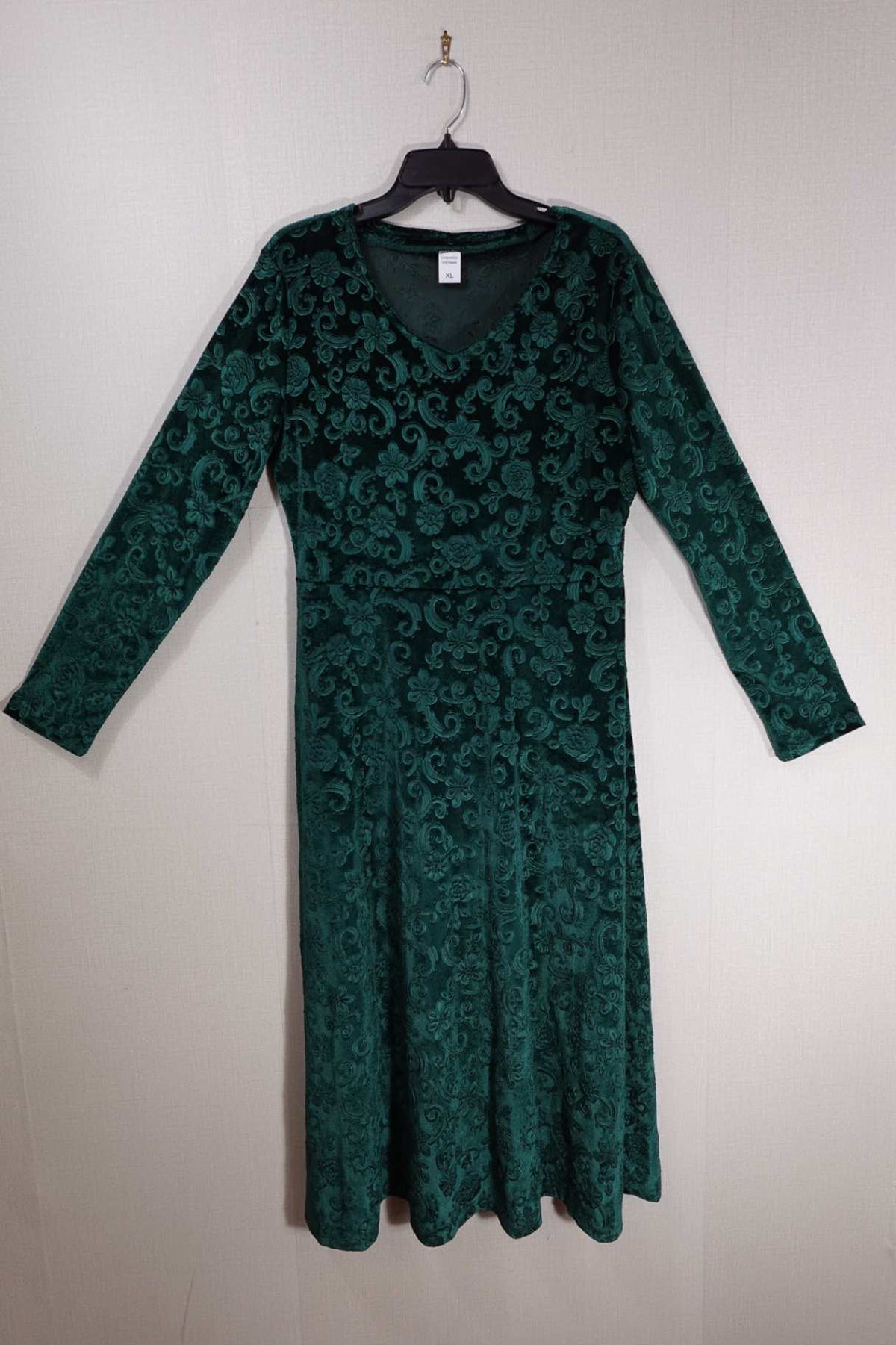 (No Label), Event- Dress, XL, polyester velvet